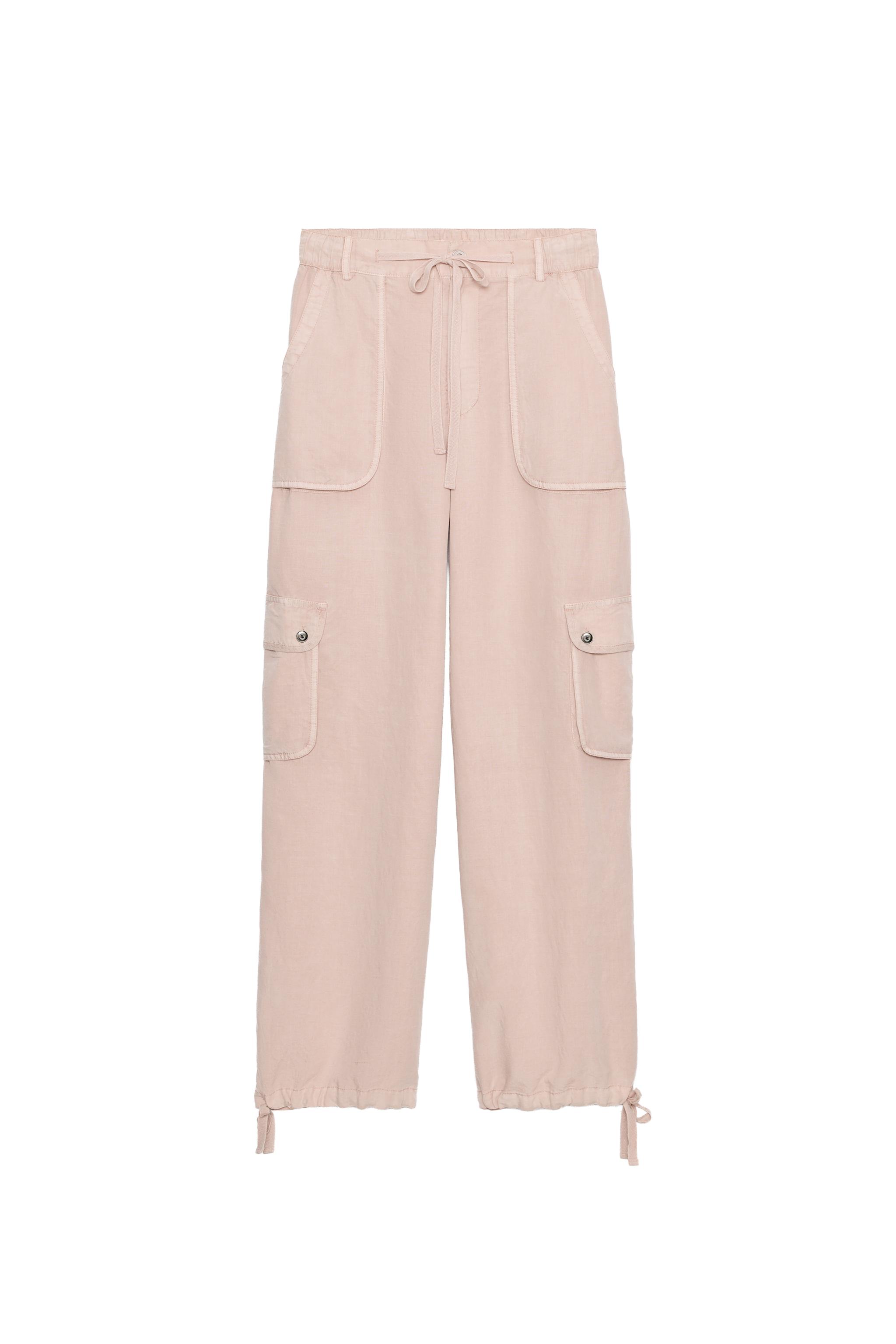 PANTALON CARGO EFFET DÉLAVÉ